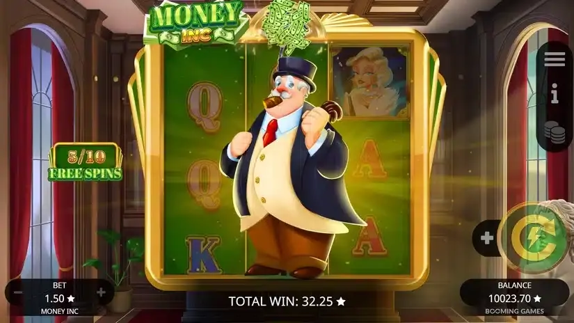 Money Inc slot screenshot 6