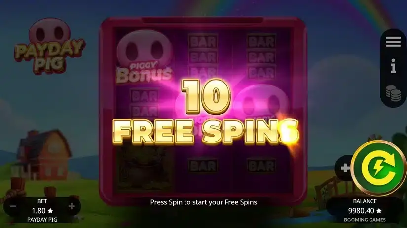 Payday Pig slot screenshot 6