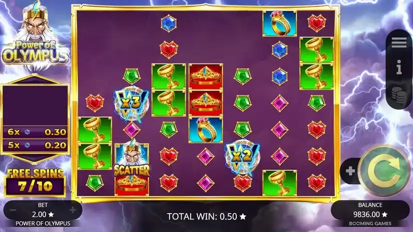 Power of Olympus slot screenshot 4
