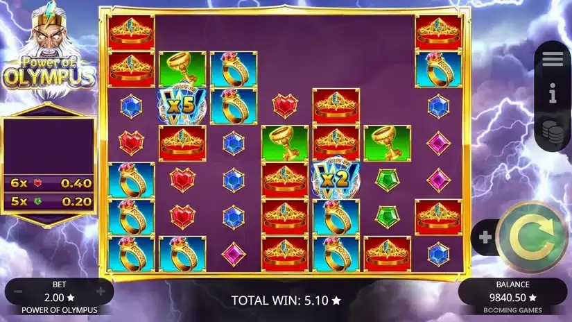Power of Olympus slot screenshot 5