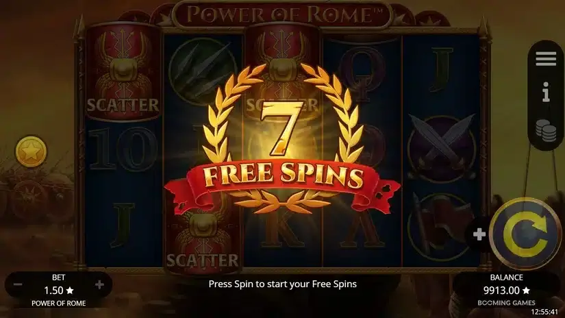Power of Rome slot screenshot 3