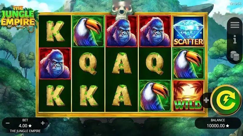 The Jungle Empire slot screenshot 