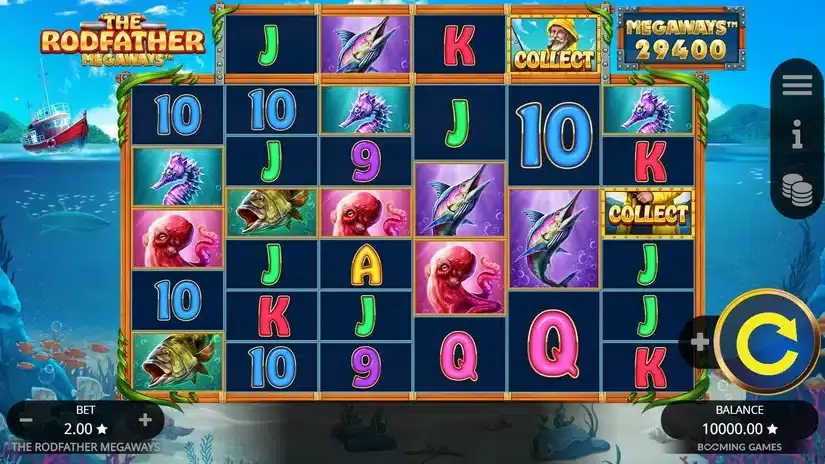 The Rodfather Megaways slot screenshot 