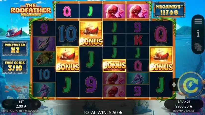 The Rodfather Megaways slot screenshot 5