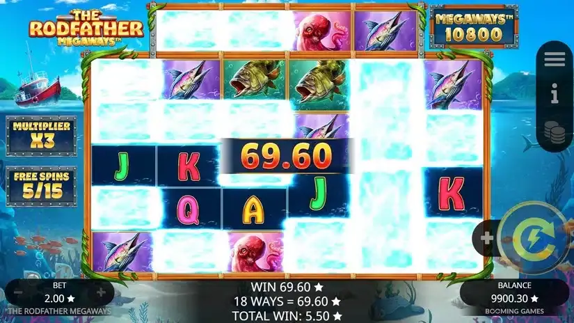 The Rodfather Megaways slot screenshot 