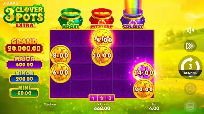 3 Clover Pots Extra slot screenshot 3