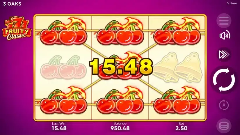 777 Fruity Classic slot screenshot 2
