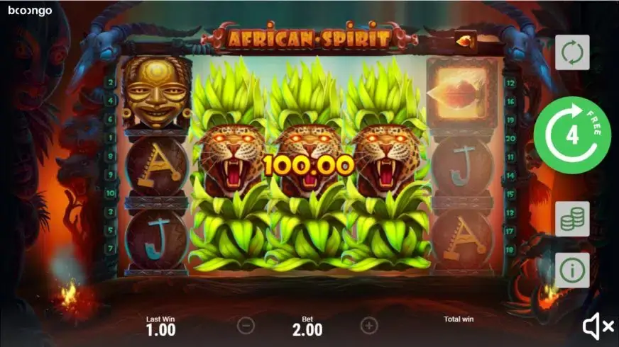 African Spirit slot screenshot 3