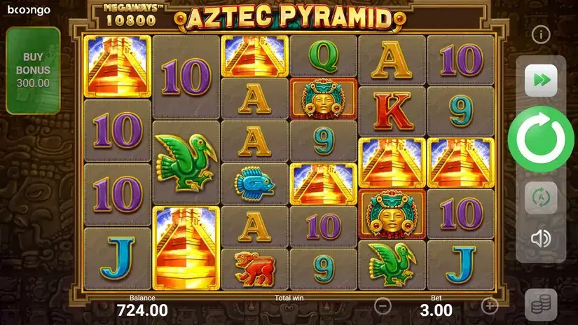 Aztec Pyramid Megaways slot screenshot 3