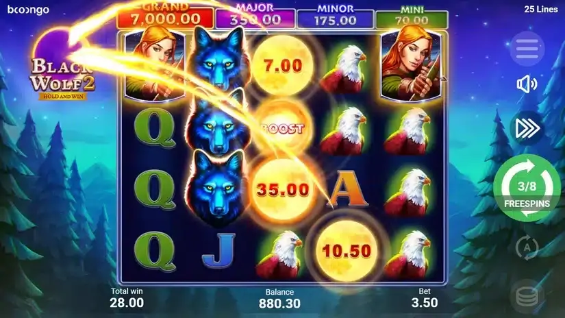 Black Wolf 2 slot screenshot 4