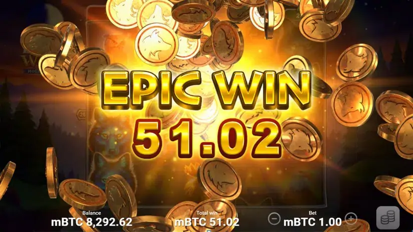 Black Wolf Hold and Win slot screenshot 5