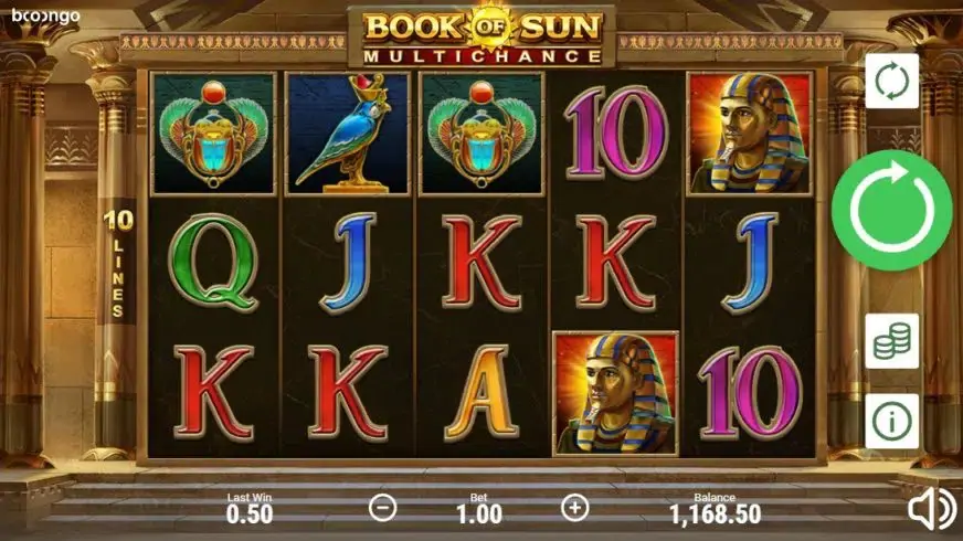 Book of Sun: Multi Chance slot screenshot
