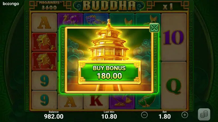 Buddha Megaways slot screenshot 3