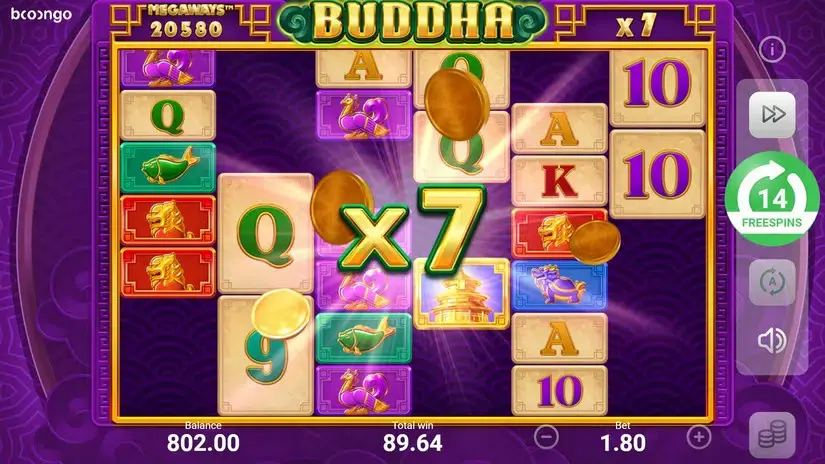 Buddha Megaways slot screenshot 7