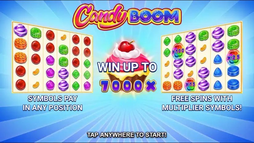 Candy Boom slot screenshot 1
