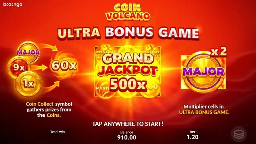 Coin Volcano slot screenshot 3
