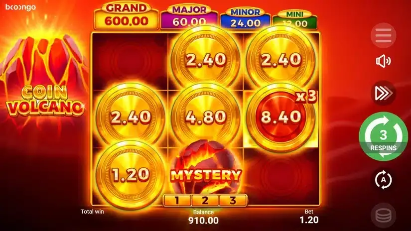 Coin Volcano slot screenshot 4