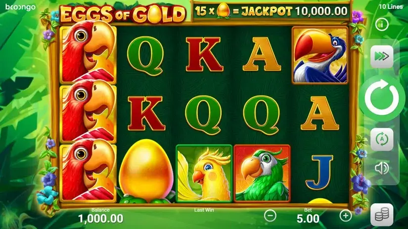 Eggs of Gold slot screenshot 1