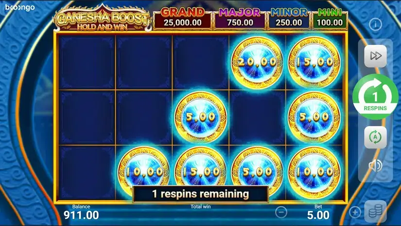 Ganesha Boost Hold and Win slot screenshot 5