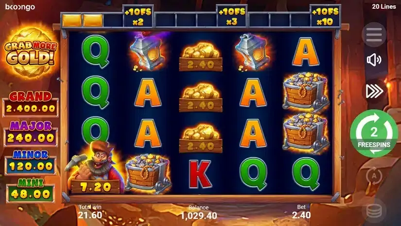 Grab more Gold! slot screenshot 5