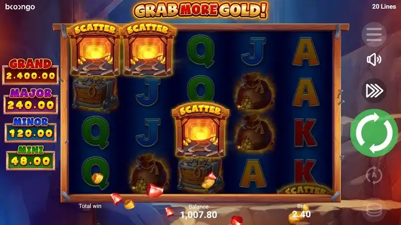 Grab more Gold! slot screenshot 3