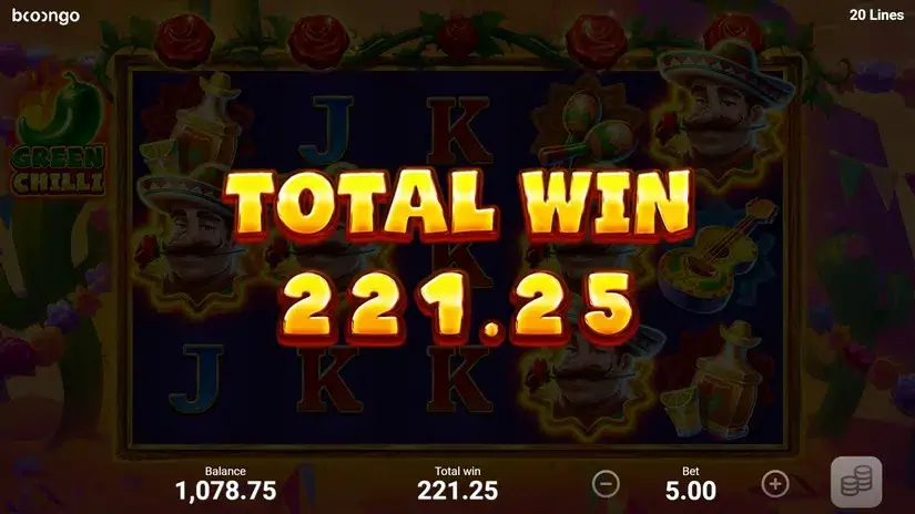 Green Chilli slot screenshot 