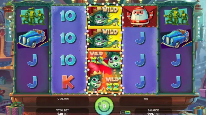 Lucky Xmas slot screenshot 2