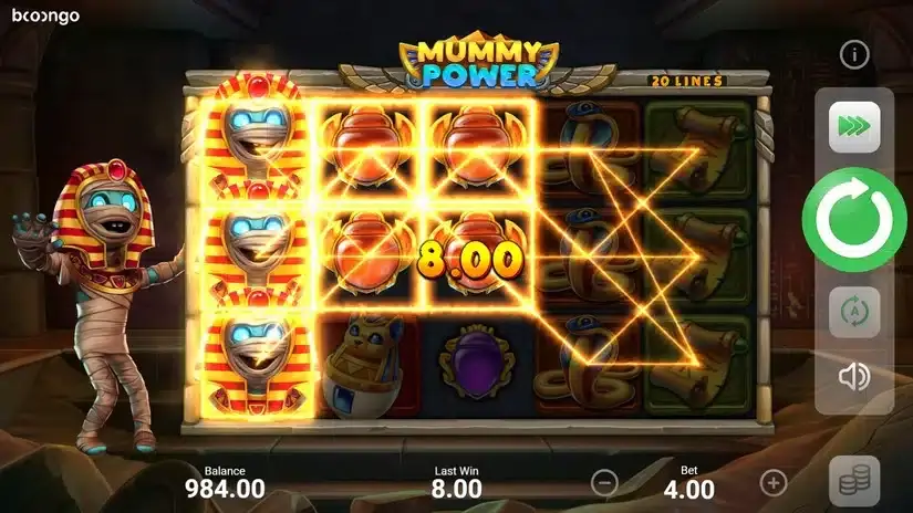 Mummy Power slot screenshot 3