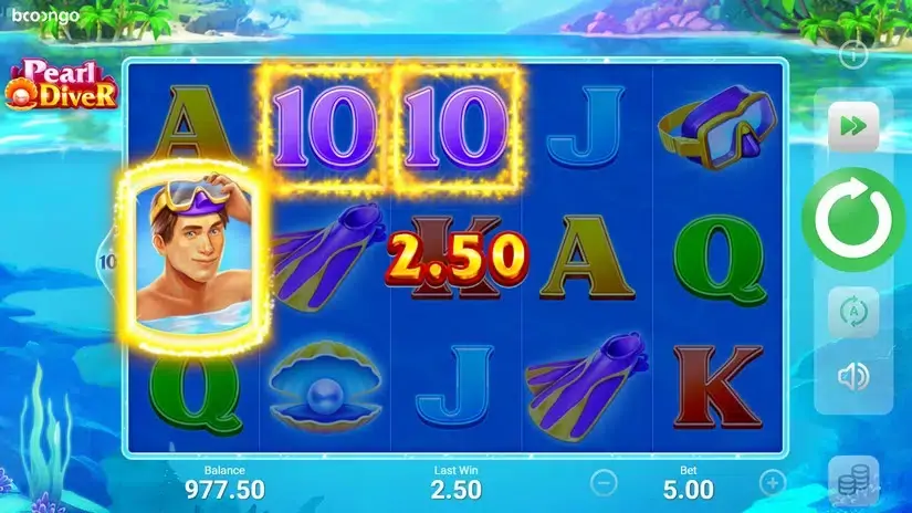 Pearl Diver slot screenshot 2