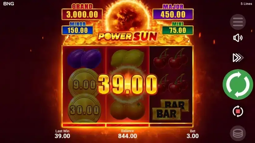 Power Sun slot screenshot 4