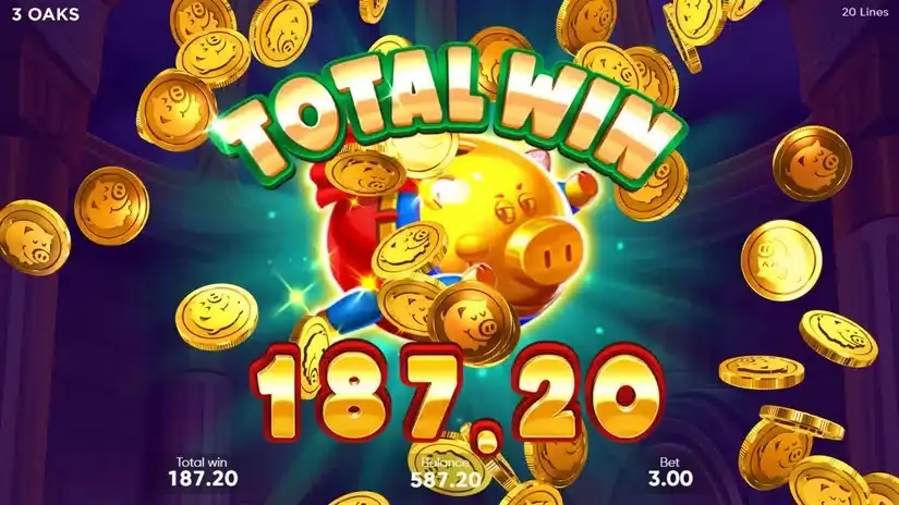 Super Sticky Piggy slot screenshot 6