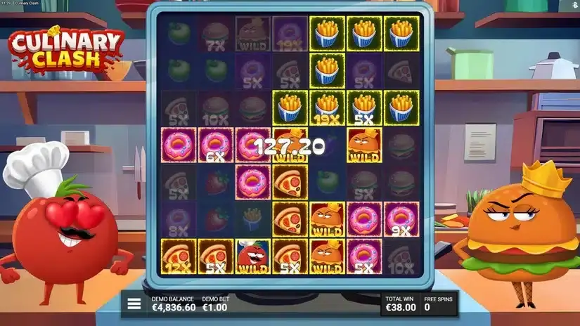 Culinary Clash slot screenshot 