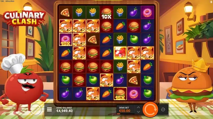Culinary Clash slot screenshot 2
