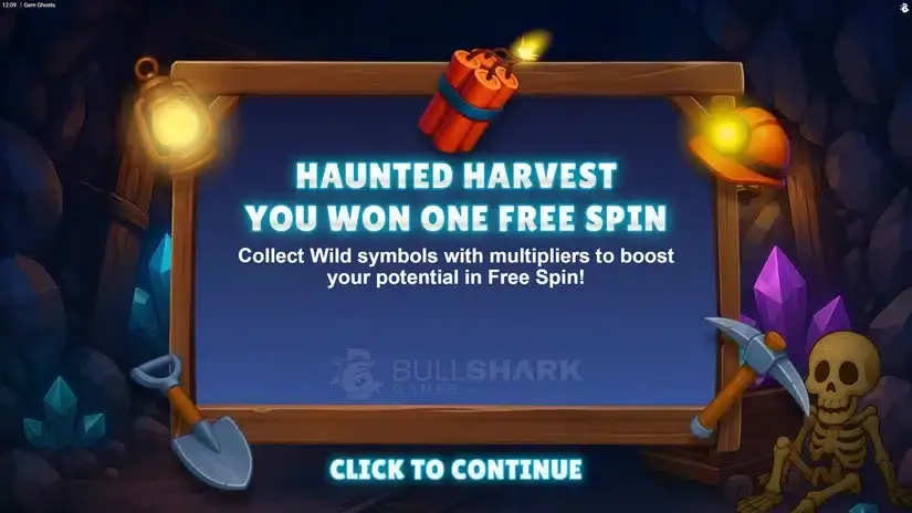 Gem Ghosts slot screenshot 3