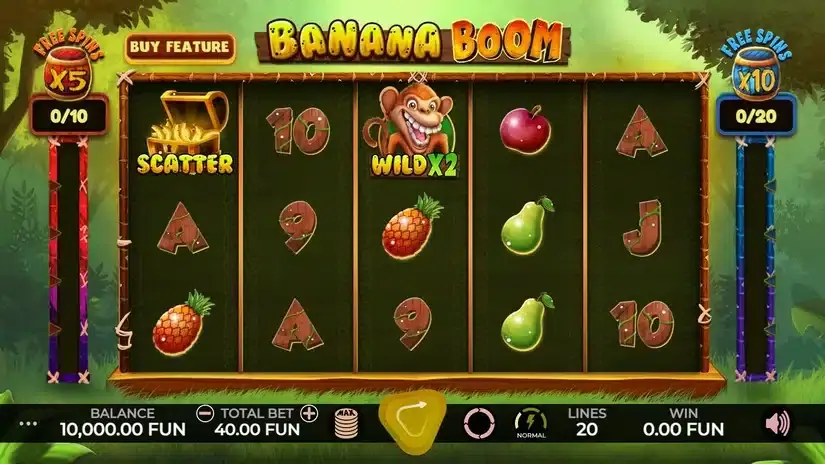 Banana Boom slot screenshot 1