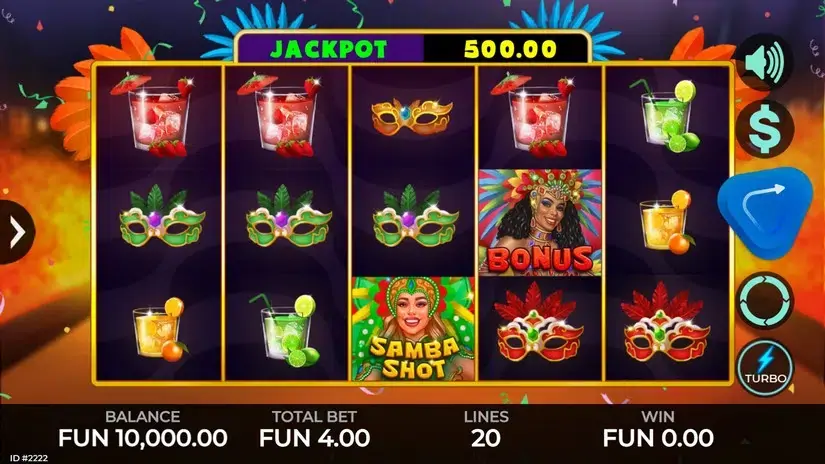 Carnival Beauties slot screenshot 1