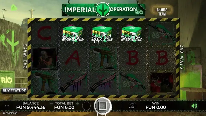 Imperial: Operation Rio slot screenshot 4