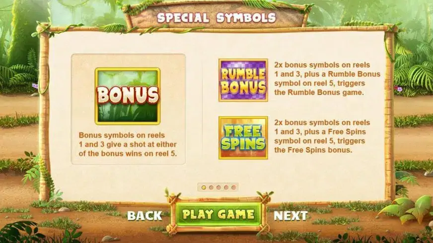 Rhino Rumble slot screenshot 3