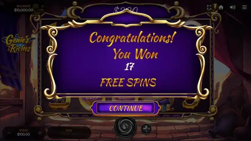 Genie’s Riches slot screenshot 4