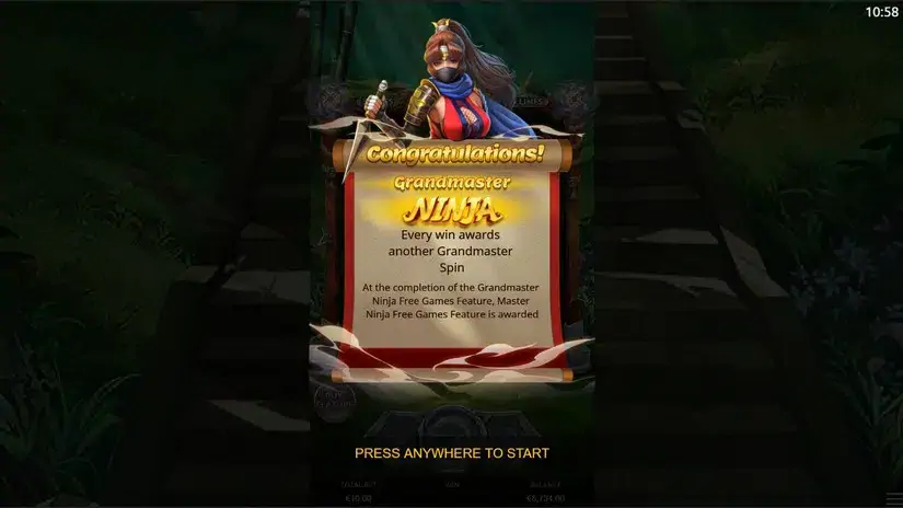 Ninja Vixens slot screenshot 6