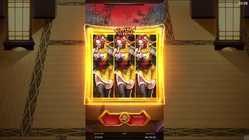 Ninja Vixens slot screenshot 7