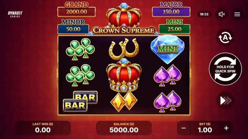 Crown Supreme: Hold and Win slot screenshot 1
