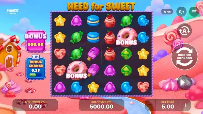 Need For Sweet slot screenshot 1