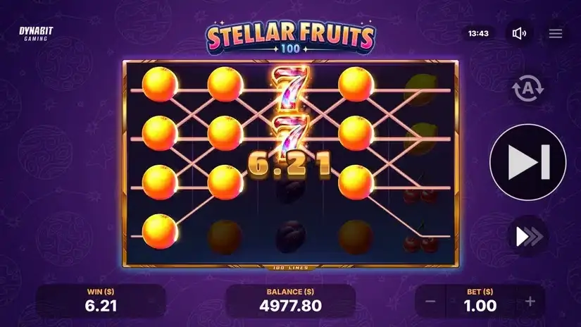 Stellar Fruits 100 slot screenshot 2