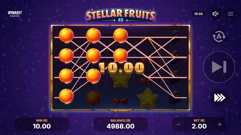 Stellar Fruits 40 slot screenshot 4