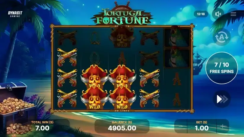 Tortuga Fortune slot screenshot 5