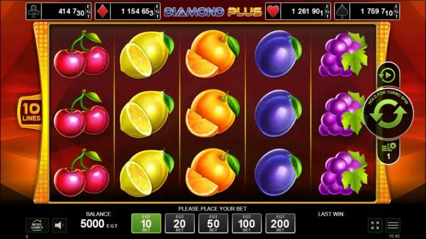 Diamond Plus slot screenshot 1