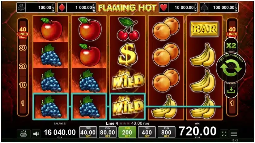Flaming Hot slot screenshot 