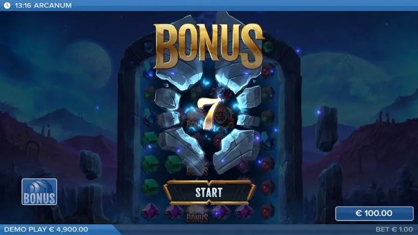 Arcanum slot screenshot 2