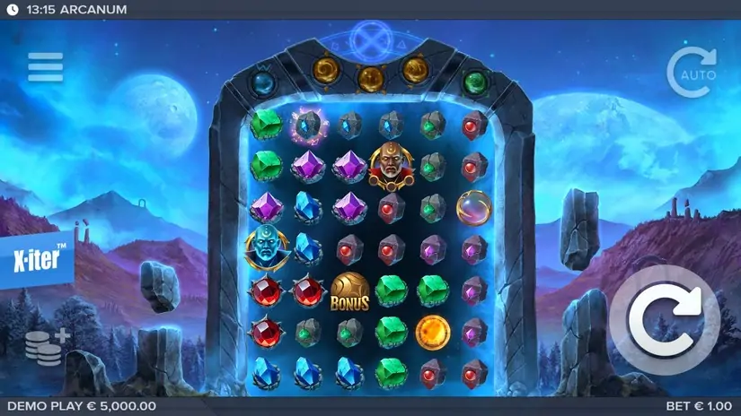 Arcanum slot screenshot 1